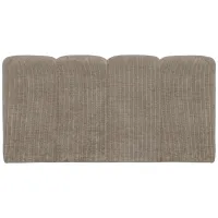 WOOOD Mojo eetbankje 164 cm met rugleuning ribstof donkerzand